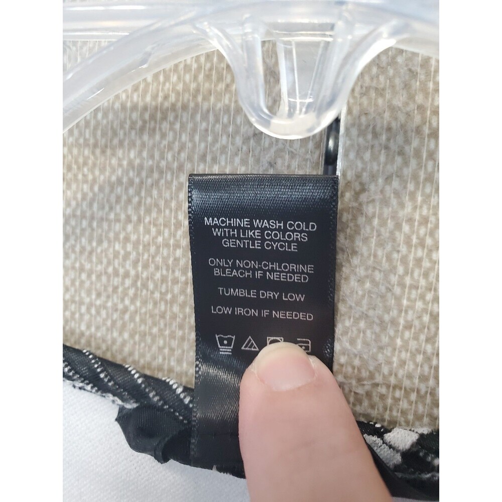 Ali Miles White Textured Patchwork Asymmetric Hem… - image 5